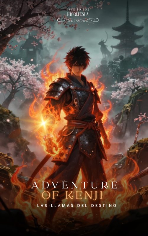 Portada de La Odisea de los elementos (libro 1: adventure of kenji)