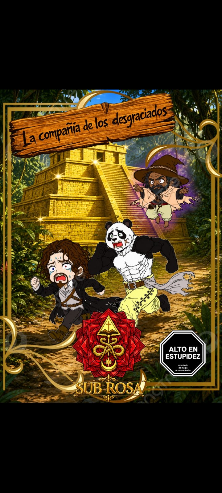 Portada de Sub Rosa: La Compañía de los desgraciados.