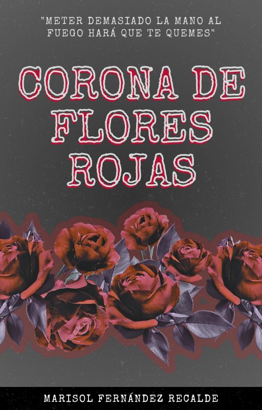 Portada de Corona de flores rojas